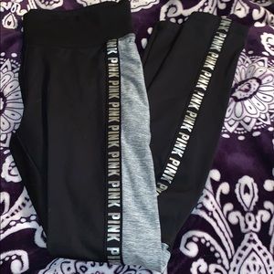 NWOT PINK VS cozy leggings